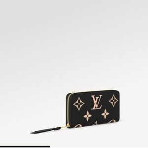 Louis Vuitton Noir/Beige Pochette Métis Zippy Wallet